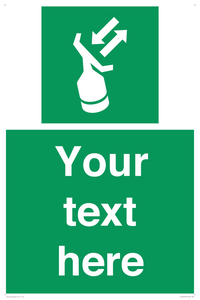 Custom sign safe condition Search and rescue transponder